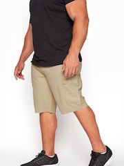 BadRhino Big & Tall White Stretch Cargo Shorts - Image 3 of 4