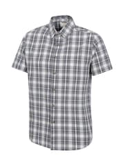 Mountain Warehouse Grey Mens Weekender 100% Cotton Shirt - Image 3 of 5