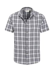 Mountain Warehouse Grey Mens Weekender 100% Cotton Shirt - Image 4 of 5