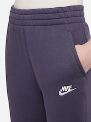 Nike Purple Raisin Club Fleece HighWaisted Fitted Joggers - Image 3 of 3