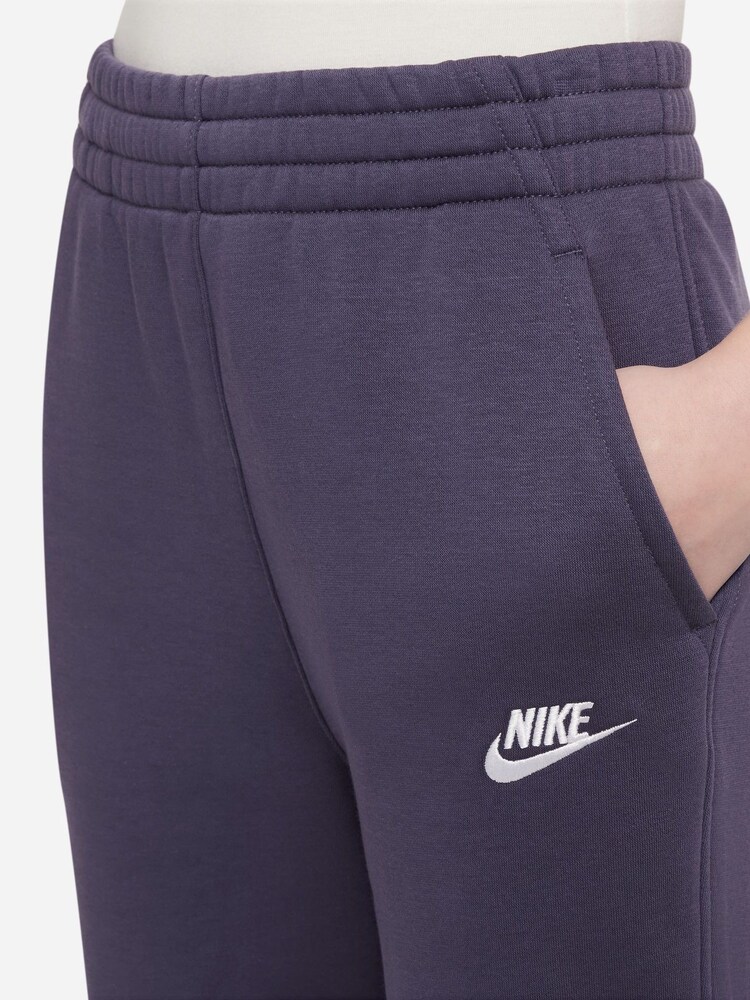 Nike Purple Raisin Club Fleece HighWaisted Fitted Joggers - Image 3 of 3
