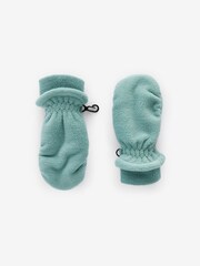 Salbeigrün - Fleece-Fäustlinge (3M.–6J.) - Bild 1 von 3