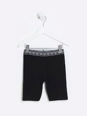 Черный - Велорты в рубчик для девочек River Island поясом - Изображение 1 из 3