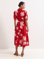 Phase Eight Red Petite Delphine  Dress - Image 2 of 7