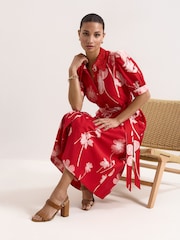 Phase Eight Red Petite Delphine  Dress - Image 7 of 7