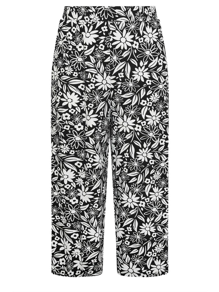 Yours Curve Black Jersey Midaxi Culottes - Image 5 of 5 Yours Curve Black Jersey Midaxi Culottes - Image 5 of 5
