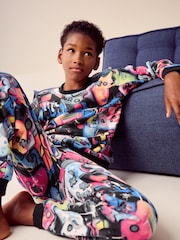 Multi Bright Gamer Single Soft Touch Fleece With Elastane (3-16yrs) - Image 4 of 9