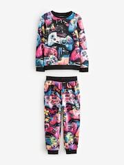 Multi Bright Gamer Single Soft Touch Fleece With Elastane (3-16yrs) - Image 5 of 9