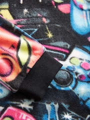 Multi Bright Gamer Single Soft Touch Fleece With Elastane (3-16yrs) - Image 8 of 9