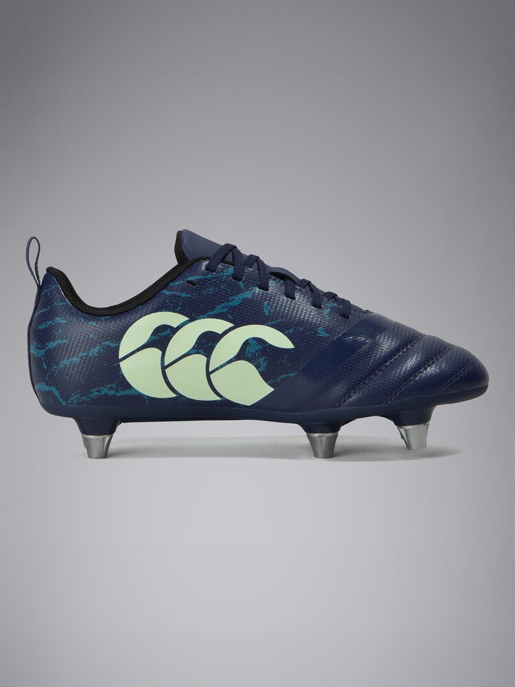 Canterbury Junior Unisex Blue CCC Stampede Team Soft Ground Boots - Image 1 of 5