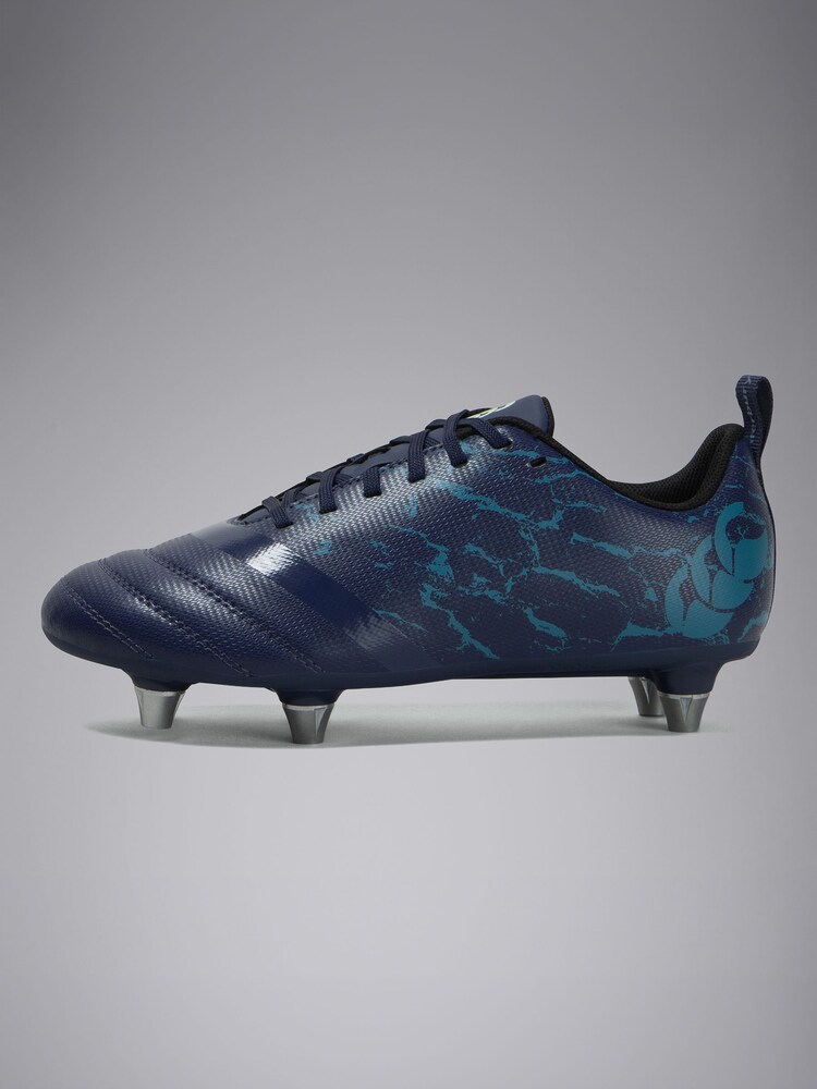 Canterbury Junior Unisex Blue CCC Stampede Team Soft Ground Boots - Image 2 of 5