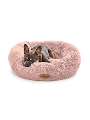 Silentnight Pink Calming Donut Pet Bed - Image 1 of 3