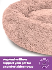 Silentnight Pink Calming Donut Pet Bed - Image 2 of 3