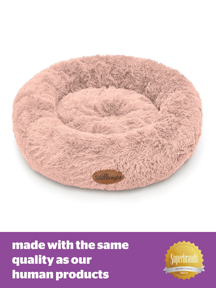 Silentnight Pink Calming Donut Pet Bed - Image 3 of 3