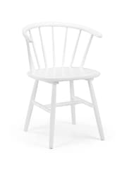 Julian Bowen Set of 2 White Modena Dining Chairs - Image 2 of 6
