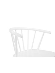Julian Bowen Set of 2 White Modena Dining Chairs - Image 6 of 6