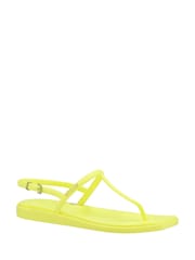Crocs Green Miami Thong Flip Flops - Image 1 of 4