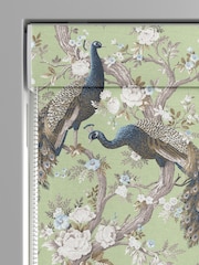 Laura Ashley Hedgerow Green Belvedere Made to Measure 100% Cotton Roman Blinds - Image 3 of 5