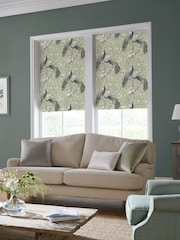 Laura Ashley Hedgerow Green Belvedere Made to Measure 100% Cotton Roman Blinds - Image 5 of 5