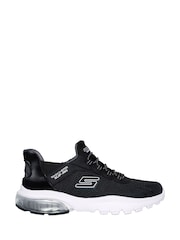 Skechers Black Chrome Kids Razor Air Hyper-Brisk Slip In Trainers - Image 2 of 3