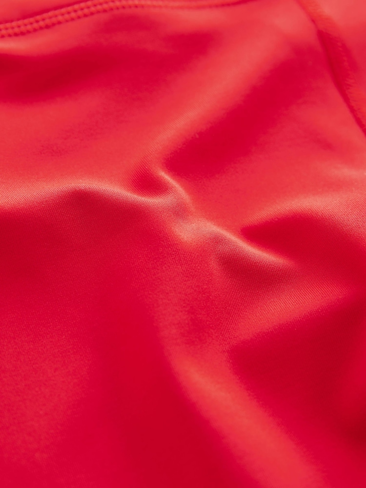 Red Active Sports Cycling Shorts - Image 6 of 6