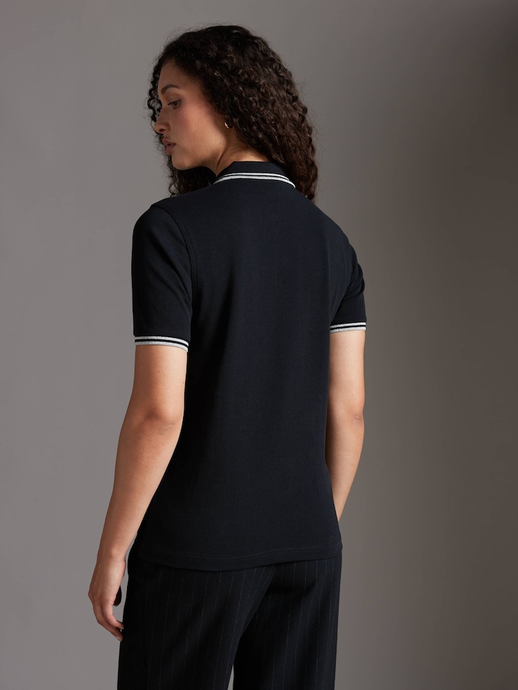 Fred Perry Twin Tipped 100% Cotton Polo Shirt - Image 4 of 6