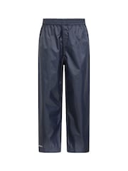 Mountain Warehouse Navy Blue Kids Pakka II Waterproof Overtrousers - Image 1 of 5