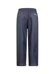 Mountain Warehouse Navy Blue Kids Pakka II Waterproof Overtrousers - Image 2 of 5
