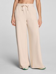 Spanx Cream AirEssentials® French Rib Wide Leg Trousers - Image 2 of 4