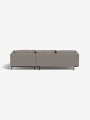 MADE.COM Basket Weave Pumice Grey Harlow Right Hand Facing Corner Sofa - Image 2 of 3