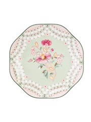 Cath Kidston Green Friendship Gardens Set of 4 Pasta Bowls - Image 3 of 3