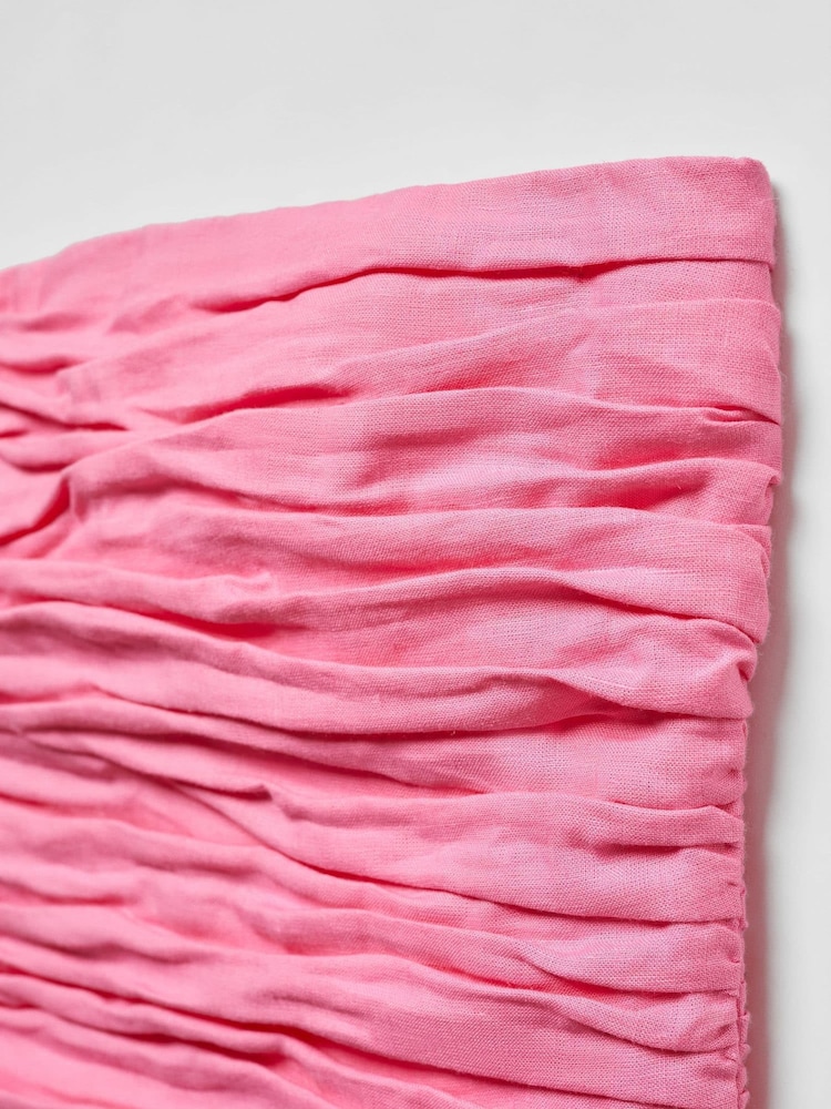 Mango Pink Linen Bandeau Top - Image 7 of 7