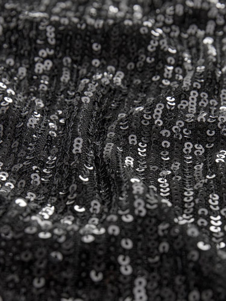Black Maternity Sequin Skirt - Image 7 of 7