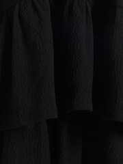 River Island Black Girls 100% Cotton Bardot Dress - Image 3 of 3