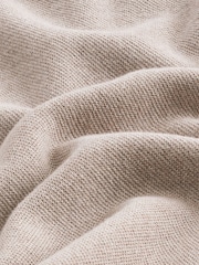 Oatmeal Regular Fit Cotton Rich Crew Jumper - Image 7 of 7