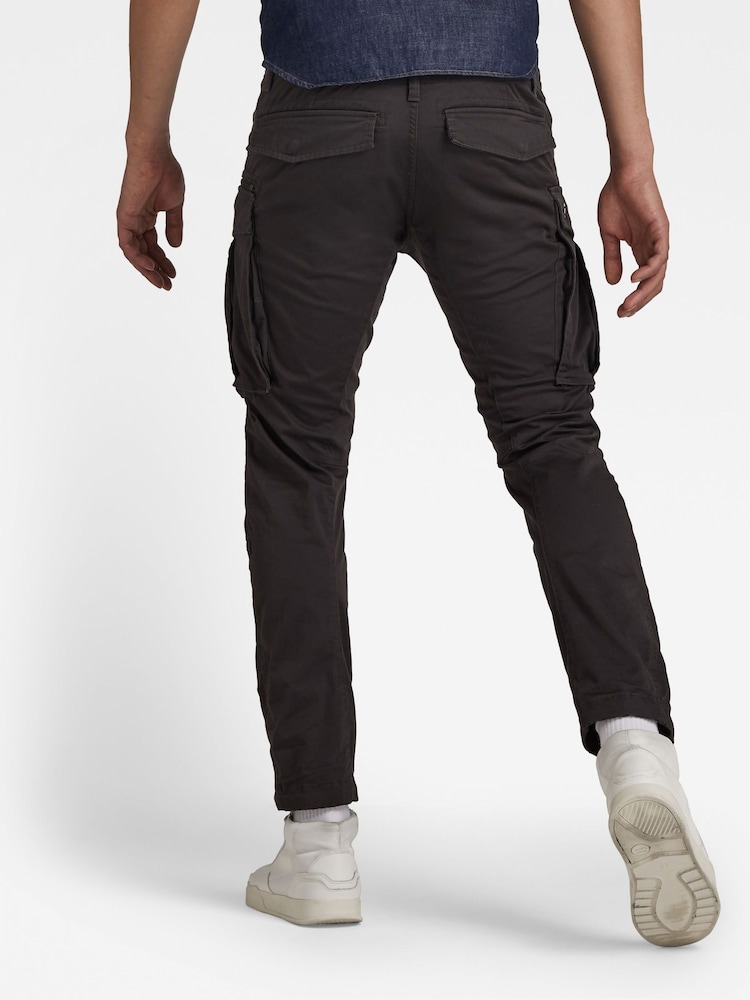 G Star Raven Black G Star Regular Rovic Zip 3D Tapered Cargos Trousers - Image 2 of 5