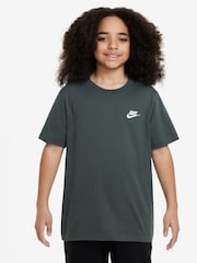 Vintage zelena - Nike Club 100% bombažna majica - Slika 1 iz 3