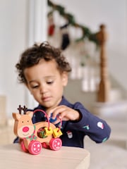 JoJo Maman Bébé Reindeer Push Along - Image 1 of 6