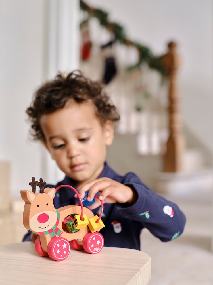 JoJo Maman Bébé Reindeer Push Along - Image 1 of 6