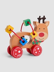 JoJo Maman Bébé Reindeer Push Along - Image 4 of 6