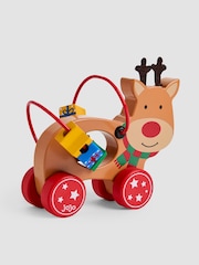 JoJo Maman Bébé Reindeer Push Along - Image 6 of 6