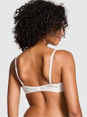 Wit - Victoria's Secret PINK lichtgevoerde balconette-beha met kant - Image 2 of 3