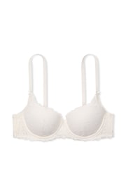 Wit - Victoria's Secret PINK lichtgevoerde balconette-beha met kant - Image 3 of 3