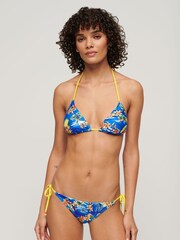SUPERDRY Blue SUPERDRY Tie Side Cheeky Bikini Briefs - Image 3 of 4