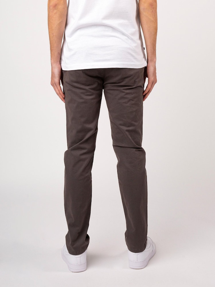Luke 1977 Green Alpa Dark Olive Chino Trousers - Image 2 of 7