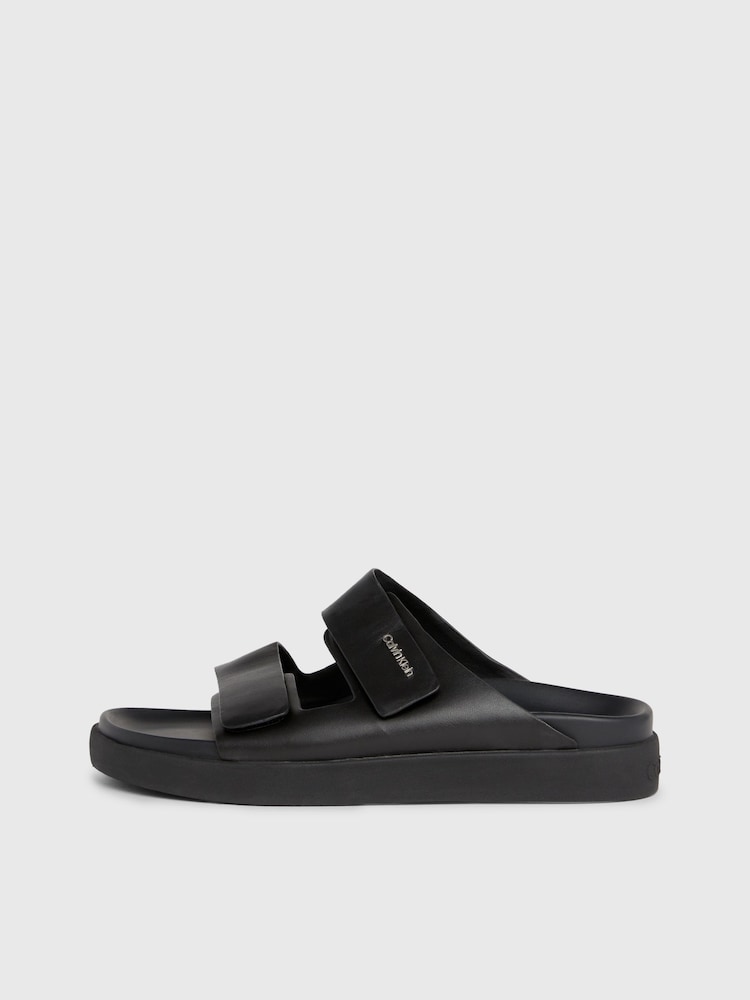 Calvin Klein Cupsole ADJ Slide Leather Mules - Bild 2 von 6