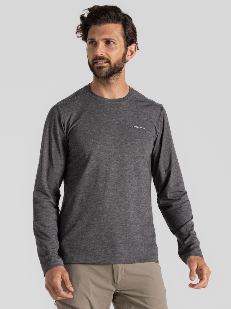 Craghoppers NL Abel Long Sleeved Grey T-Shirt - Image 1 of 6
