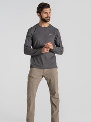 Craghoppers NL Abel Long Sleeved Grey T-Shirt - Image 3 of 6