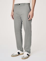 Grey Light Slim Fit Stretch Chinos Trousers - Image 1 of 10