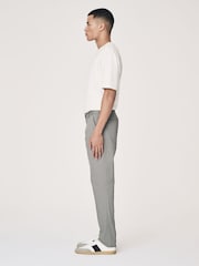 Grey Light Slim Fit Stretch Chinos Trousers - Image 3 of 10